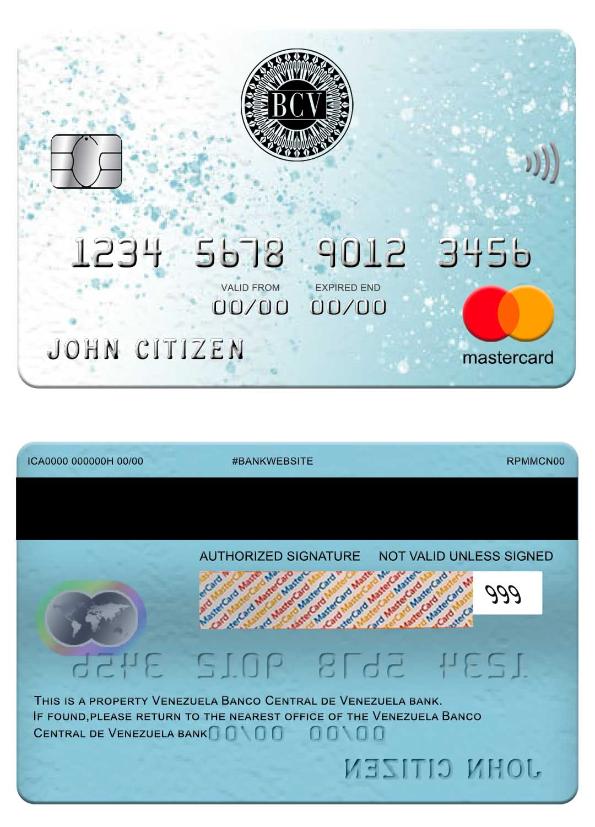 Venezuela Banco Central de Venezuela bank mastercard